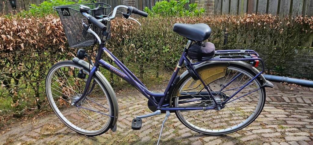 Paarse Union damesfiets, Ophalen of Verzenden, Gebruikt, Overige merken