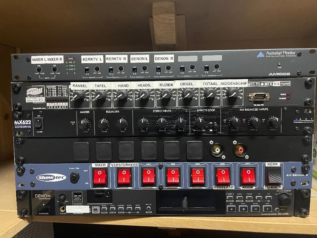 Kerkgeluidsinstallatie, Ophalen, Gebruikt, Audio