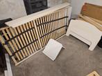 Bed 210x90cm incl. lattenbodem + zijtafeltje, Huis en Inrichting, Slaapkamer | Bedden, Ophalen, Gebruikt, 90 cm, Eenpersoons