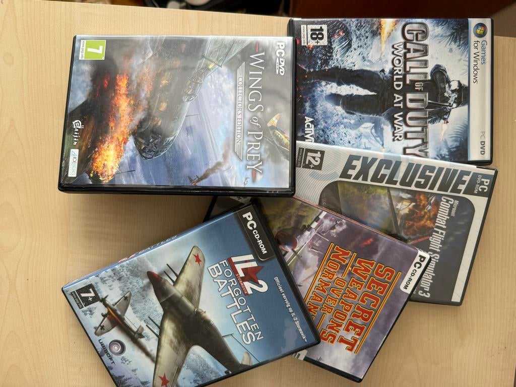 Pc games, waaronder flight sims, Gebruikt, 1 speler, Racen en Vliegen, Ophalen of Verzenden