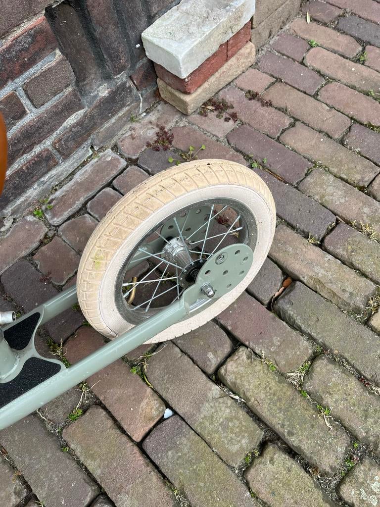 Groene loopfiets voor baby's - perfect voor de eerste stapje, Ophalen of Verzenden, Gebruikt, Loopfiets