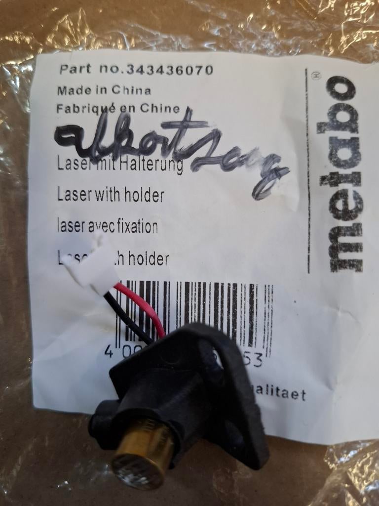 Laser metabo afkortzaag in houder nieuw, Ophalen of Verzenden, Nieuw