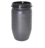 Voerton   met 2-delig schroefdeksel 210 liter