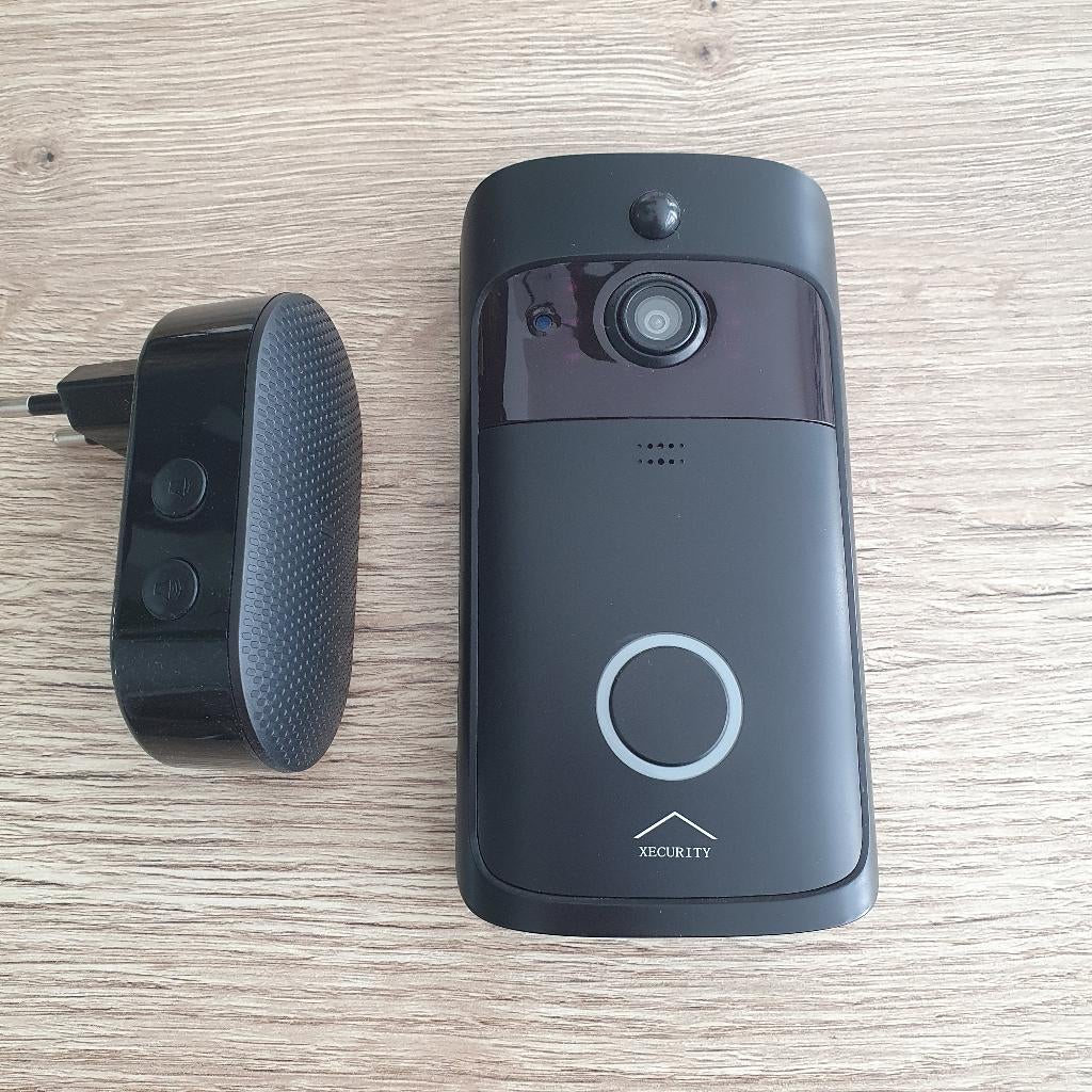 Video deurbel, Ophalen of Verzenden, Bewegingsdetectiesensor, Zo goed als nieuw, Draadloos