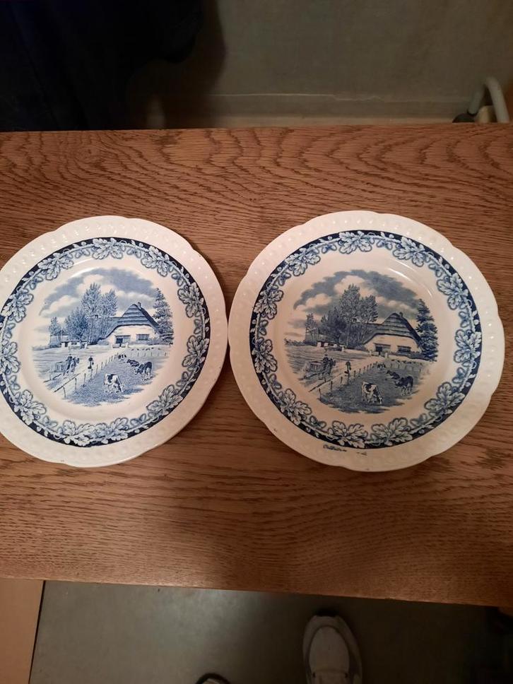 Boeren Hoeven Maastricht servies, Huis en Inrichting, Keuken | Servies, Gebruikt, Bord(en), Overige stijlen, Overige materialen