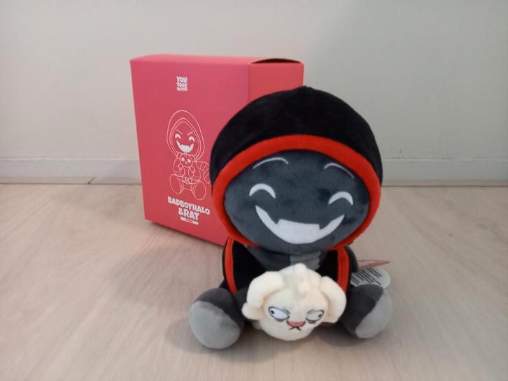 Badboyhalo & Rat Youtooz pluche, Verzamelen, Poppetjes en Figuurtjes, Zo goed als nieuw, Ophalen of Verzenden