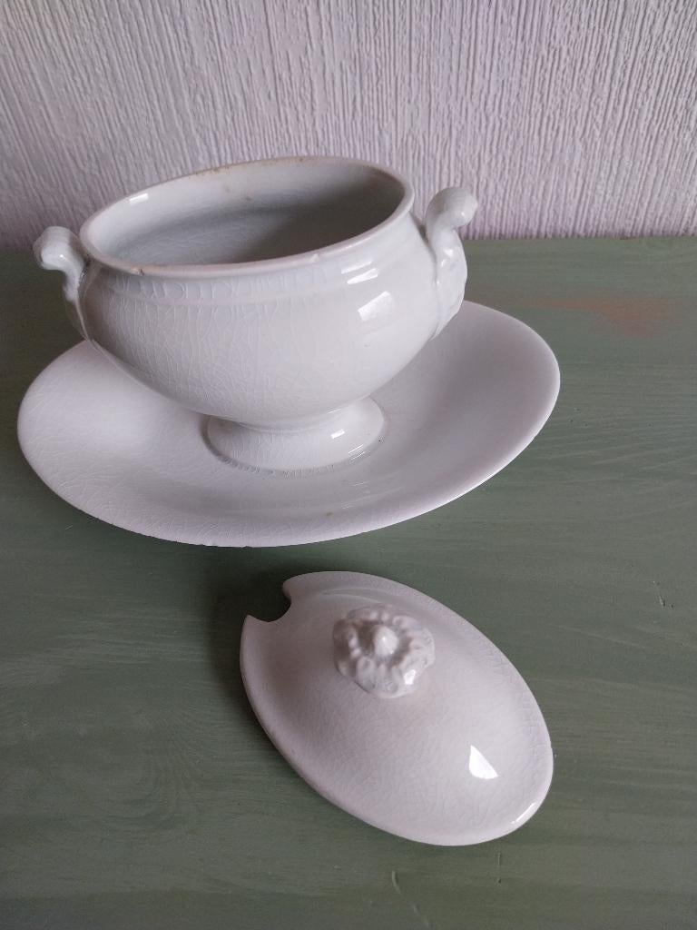 Antiek frans mosterdpotje, Antiek en Kunst, Verzenden