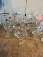 Grote collectie bierglazen van lokale brouwerijen, Ophalen, Zo goed als nieuw, Bierglas