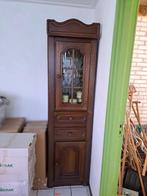 Eiken vitrinekast, Huis en Inrichting, Kasten | Vitrinekasten, Ophalen, Gebruikt, 50 tot 100 cm, 150 tot 200 cm