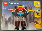 LEGO Creator 31124 Super Robot 3-in-1 met doos, Gebruikt, Lego, Ophalen of Verzenden, Inclusief doos