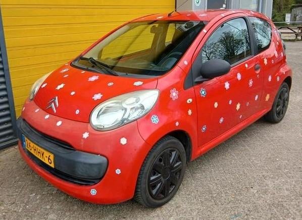 C1 1.0i-12V Flowerprint St.Bekr Nieuwe Apk April 2027, Auto's, Voorwielaandrijving, Stof, 4 stoelen, C1