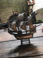 Houten schip - boot antiek, Hobby en Vrije tijd, Modelbouw | Boten en Schepen, Ophalen of Verzenden, Zo goed als nieuw