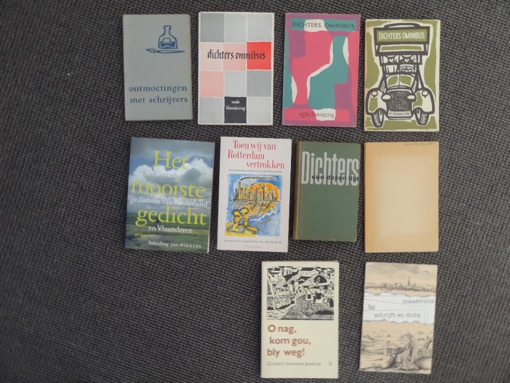 Pakket van 10 boeken over poëzie, gedichten, liederen, Boeken, Gedichten en Poëzie, Gelezen, Verzenden