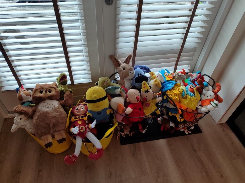 Knuffels - 4 manden vol!, Hobby en Vrije tijd, Feestartikelen, Ophalen of Verzenden