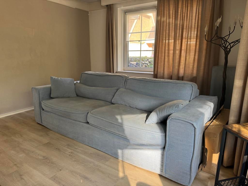 Riviera Maison Bank met Hocker, Huis en Inrichting, Ophalen, 250 tot 300 cm, Gebruikt, 100 tot 125 cm