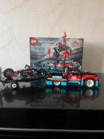 Lego Technic 42106 Stunt Show Truck & Bike, Ophalen, Gebruikt, Complete set, Lego