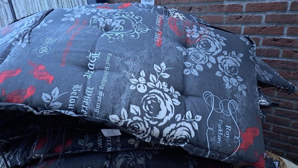 Tuin kussens 8 stuks, Tuin en Terras, Tuinmeubel-accessoires, Ophalen of Verzenden, Zo goed als nieuw