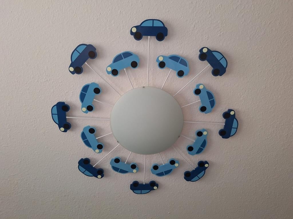 Wand- plafondlamp auto's voor kinderkamer, Huis en Inrichting, Lampen | Plafondlampen, Ophalen of Verzenden