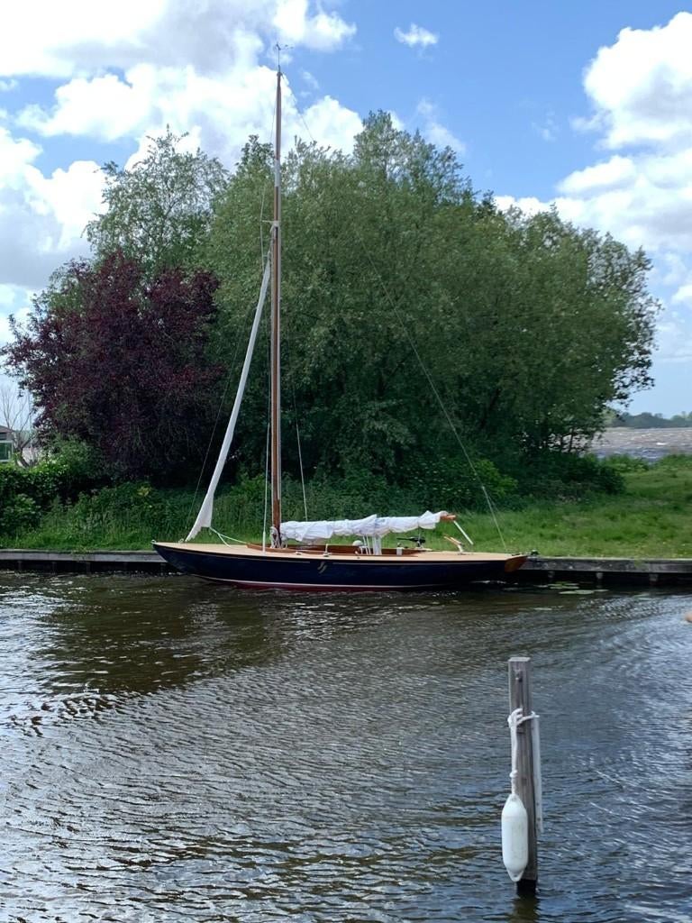 pampus zeilboot, Watersport en Boten, Open zeilboten, Gebruikt, Overige typen, 6 meter of meer, Hout, Buitenboordmotor, Elektrisch