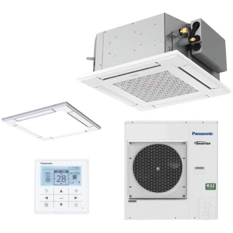 4 x Panasonic Cassette airco's 6KW KIT-60PY3Z5 60x60, Witgoed en Apparatuur, Airco's, Ophalen, 3 snelheden of meer, Zo goed als nieuw