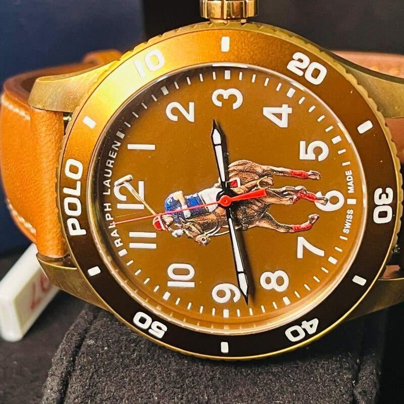 Ralph Lauren Polo Player – Nieuw + Doos/Papieren, Kleding | Heren, Polo's, Ophalen of Verzenden, Nieuw, Bruin, Ralph Lauren