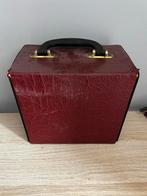 Rode single koffer, 6 singles of meer, Ophalen of Verzenden, Gebruikt