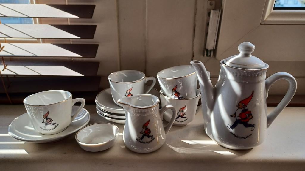 Kabouter Piggelmee poppen servies -, Huis en Inrichting, Keuken | Servies, Zo goed als nieuw, Compleet servies, Overige stijlen