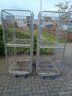 Rolcontainer, gaascontrainer, trolley, houtopslag, goederen, 100 liter of meer, Ophalen, Gebruikt, Transportkar