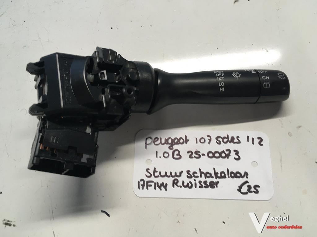 Peugeot 107  1.0 B    5drs  2012  2500073   Ruitenwisserscha, Gebruikt, -, -, Ophalen of Verzenden