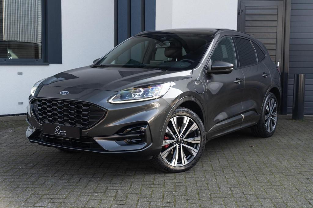 Ford Kuga 2.5 225PK PHEV ST-Line X PANO / CAMERA / B&O, Gebruikt, Zwart, 4 cilinders, Bedrijf