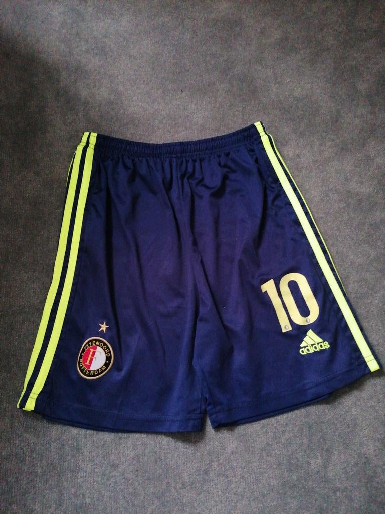 Korte Trainingsbroek Feyenoord - Maat onbekend, Zwart, Ophalen of Verzenden, Zo goed als nieuw, Adidas