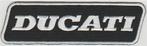 Ducati stoffen opstrijk patch embleem #17, Ophalen of Verzenden, Nieuw