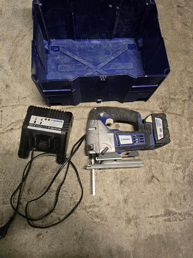Berner BACJS 18V decoupeerzaag (milwaukee), Doe-het-zelf en Verbouw, Gereedschap | Overige machines, Ophalen of Verzenden, Gebruikt