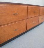 Mooie lage  ladekast winkelkast apothekerskast, Ophalen of Verzenden