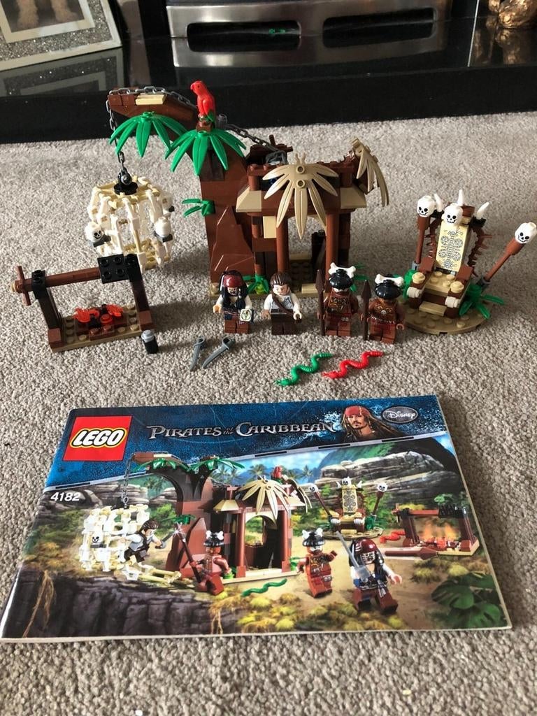 Lego Pirates of the Caribbean 4182 - De Kannibalenbaai, Compleet, Overige thema's, Lego, Ophalen of Verzenden