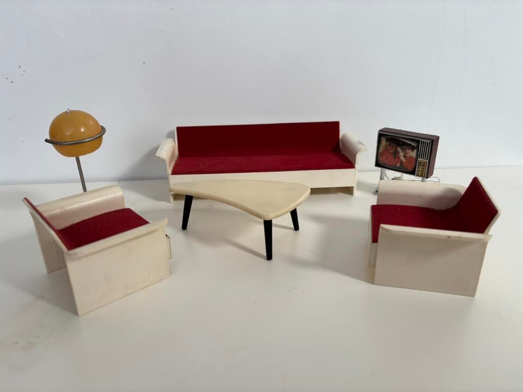 Poppenhuis meubels, Lundby, Verzamelen, Poppenhuizen en Toebehoren, Ophalen of Verzenden, Gebruikt, Poppenhuis