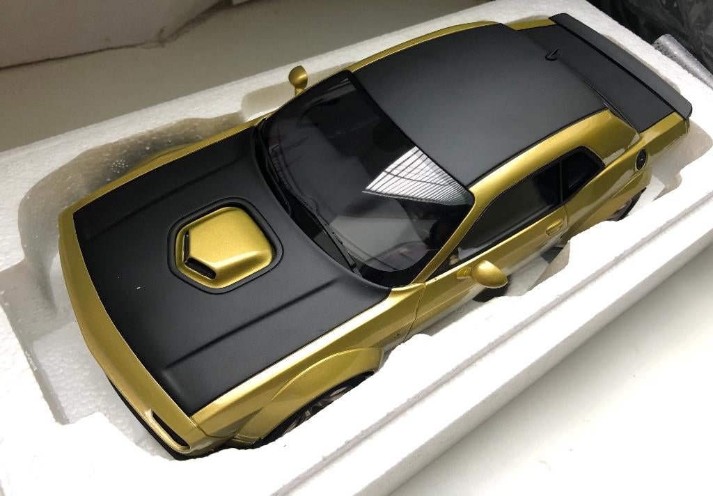 GT Spirit 1:18 Dodge Challenger R R/T SCAT PACK 2020 groen, Hobby en Vrije tijd, Modelauto's | 1:18, Ophalen of Verzenden, Nieuw