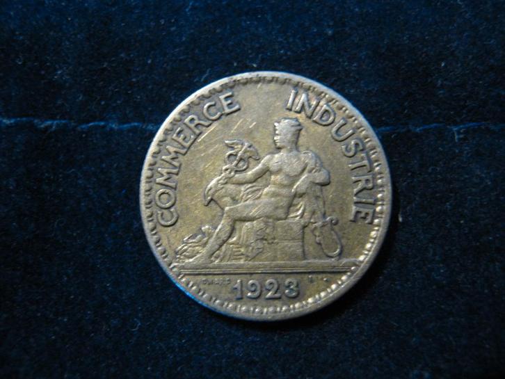 Frankrijk 50 Centimes 1923 #36, Postzegels en Munten, Munten | Europa | Niet-Euromunten, Losse munt, Frankrijk, Ophalen of Verzenden