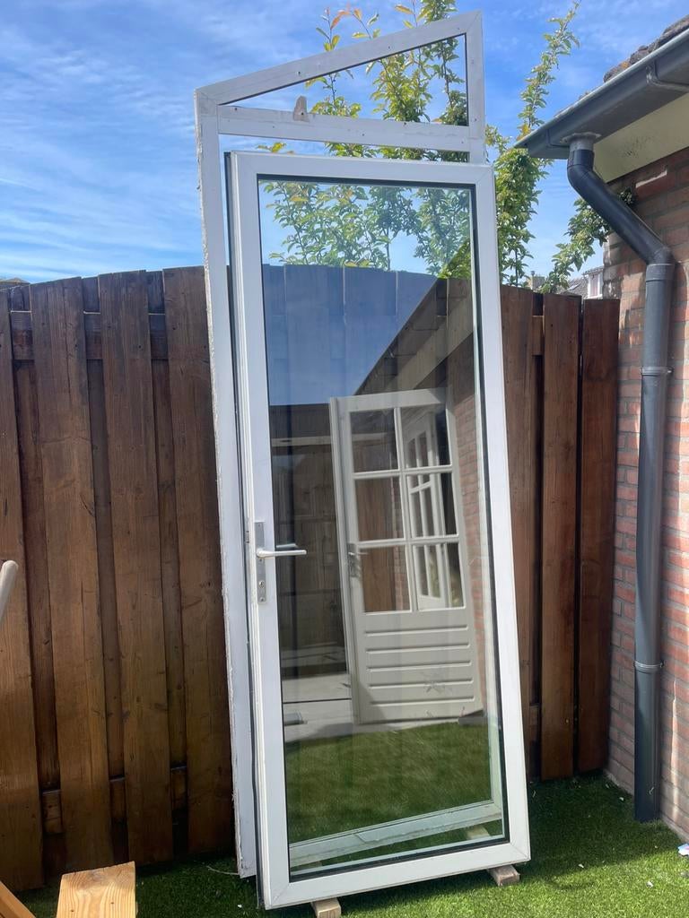 Buitendeur met kozijn, Minder dan 250 cm, Gebruikt, Overige typen, Ophalen of Verzenden