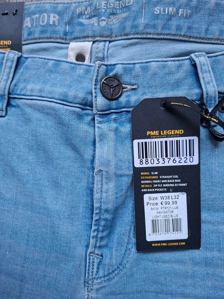 PME LEGEND Navigator slimfit jeans W38 L32, Kleding | Heren, W36 - W38 (confectie 52/54), Blauw, Nieuw, Ophalen of Verzenden