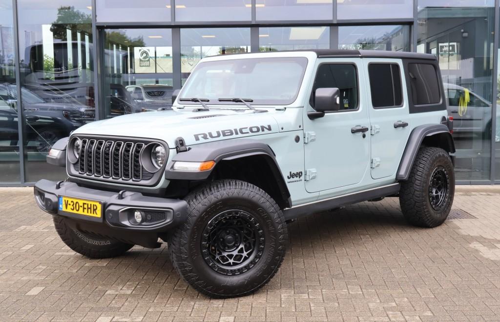 Jeep WRANGLER 2.0T 4x4 Aut. RUBICON / Grijs kenteken / NIEUW, Auto's, Bestelauto's, 1995 cc, Met garantie (alle), Blauw, Bedrijf