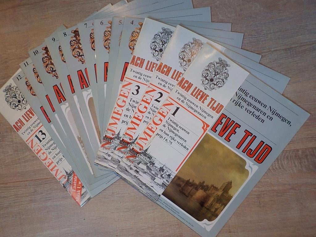 Ach lieve tijd. 20 eeuwen Nijmegen dl1 t/m dl13, Ophalen of Verzenden, Zo goed als nieuw