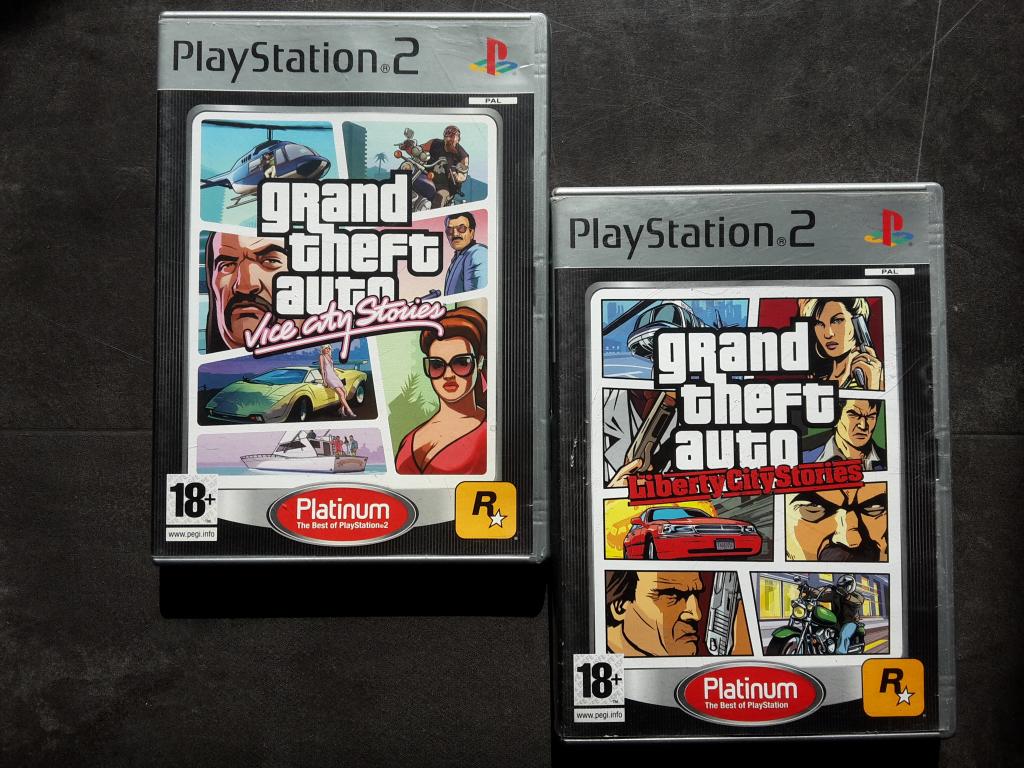 PS2 Set - Grand theft Auto Liberty Vice City Stories - GTA, Avontuur en Actie, Vanaf 18 jaar, 1 speler, Ophalen of Verzenden