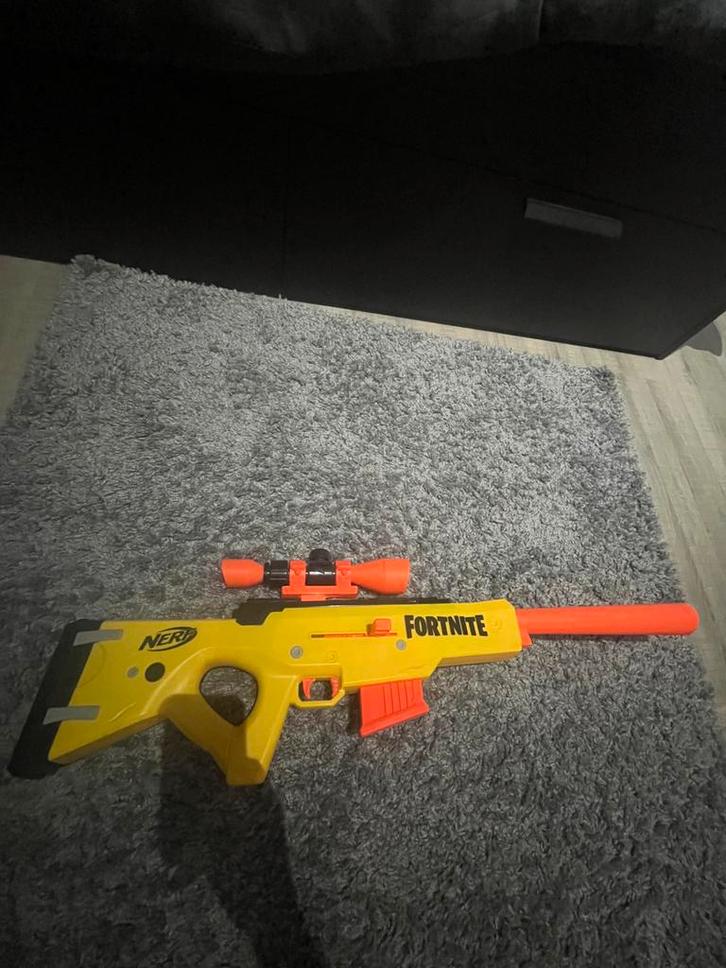 Fortnite nerf sniper, Kinderen en Baby's, Speelgoed | Buiten | Actiespeelgoed, Nieuw, Ophalen