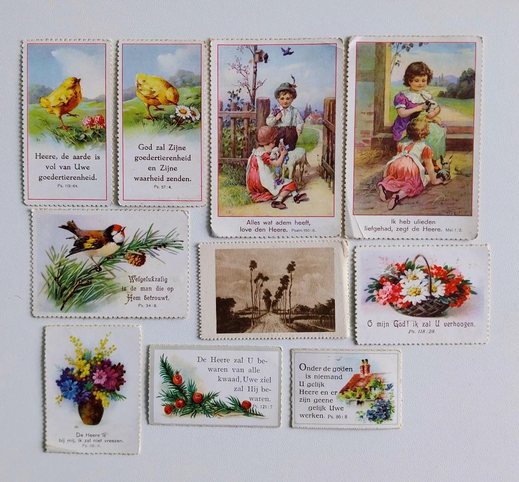 10 Bidprentjes., Ophalen of Verzenden