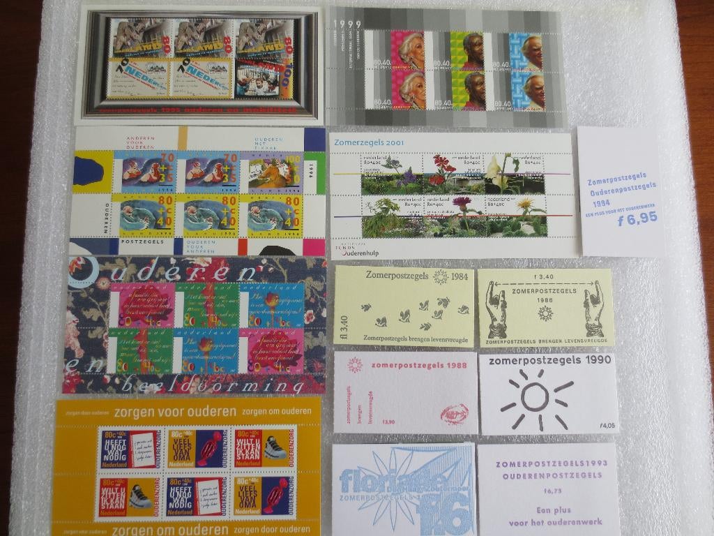 Ouderenzegels/ zomerzegels 13 jaargangen, Postzegels en Munten, Postzegels | Nederland, Ophalen of Verzenden, Na 1940, Postfris