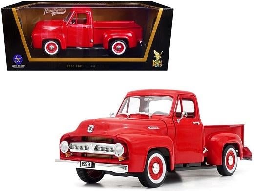 Ford F-100 Pickup Truck 1953 Rood 1/18 Lucky Diecast, Hobby en Vrije tijd, Modelauto's | 1:18, Overige merken, Tschuiten@hotmail.com