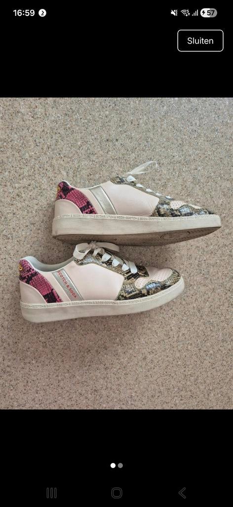 Scotch & Soda sneakers met slangenprint, Kleding | Dames, Schoenen, Scotch & Soda, Ophalen of Verzenden, Sneakers of Gympen, Roze