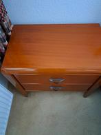 Kersenkout2 persoons ledikant met nachtkastjes en commode, Huis en Inrichting, Slaapkamer | Complete slaapkamers, Ophalen, Gebruikt
