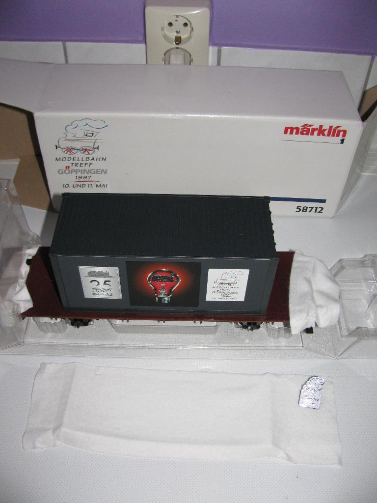 Märklin Modellbahn Treff Goppingen 1997 Spoor 1, Ophalen, Gelijkstroom of Wisselstroom, Märklin, Nieuw